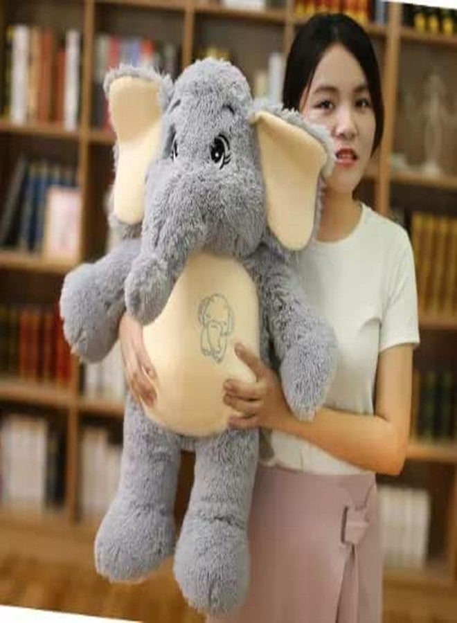 RVA Elephant Toys Long Soft Toys for Girl and Kids Wild Animal Stuffed Plush Toy Figure Jungle Cartoon Character Kids Playing Cute Toy Set Comfortable and Cute Softies (Grey) (Size 30 cm) - Image 5